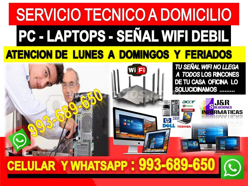 SERVICIO TECNICO A INTERNET REPETIDORES FIBRA OPTICA REPARACIONES